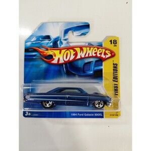 NIP Hot Wheels 2007 First Edition Short Card 1:64 Die Cast 1964 Ford Galaxie 500